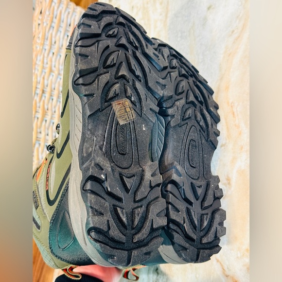 Men’s NORTIV8 Outdoor Non-Slip Hiking Boots- Army green/black/orange. Size 9.5 - Picture 9 of 9